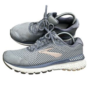 Brooks Womens Size 8 B Adrenaline GTS 20 1202961B073 Gray Running Sneakers